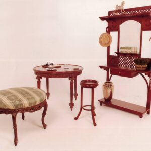 Ottoman Filigri, game table, cigar table y perchero español